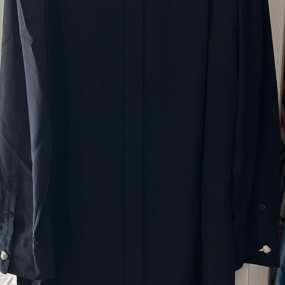Tory Burch Black Ruffled Blouse - Picture 5 of 6